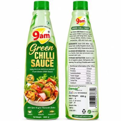 9Am GREEN CHILLI SAUCE SNACKS - 650g